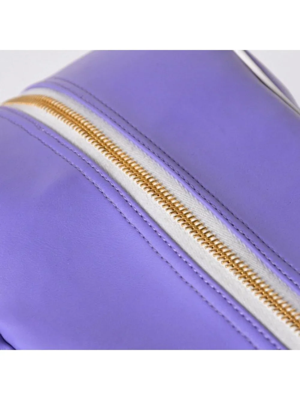 Chanel Boston Bag Sports Line Quilted Purple Gold